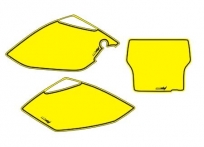 Polepy tabulky Honda žluté