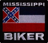 Nášivka Mississippi Biker