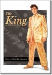 Magnet Elvis Gold Lame Suit