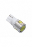 Žárovka 4 SMD LED 12V T10 s rezistorem CAN-BUS ready bílá