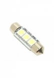 Žárovka 3 SMD LED 12V suf. SV8.5 s rezistorem CAN-BUS ready bílá