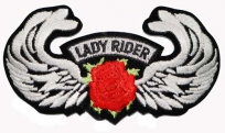 Nášivka Lady Biker wings