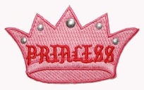 Nášivka Princess Pink Crown