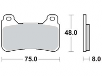Brzdové destičky LUCAS 46,71x74,1x7,8mm