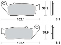 Brzdové destičky 57,7x58,9x8mm