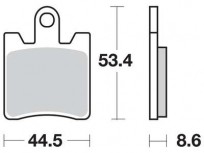 Brzdové destičky  53,4x44,5x8,6mm