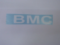 Samolepka BMC - bílá