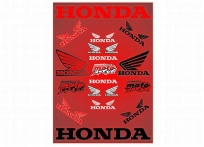 Samolepka Honda arch - červená