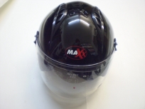 Otevřená helma Maxx se clonou