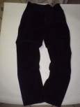 Černé kožené kalhoty 1