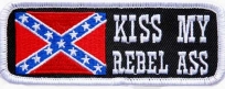 Nášivka Kiss my rebel ass