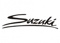Samolepka Suzuki černá psaná
