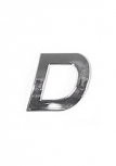 Znak D samolepící PLASTIC