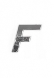 Znak F samolepící PLASTIC