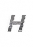 Znak H samolepící PLASTIC